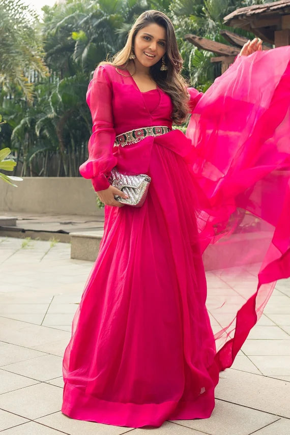 Shilpa shetty Pink western wear for girls