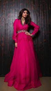 Shilpa shetty Pink western wear for girls